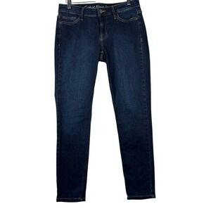 Calvin Klein Size 6 Ankle Skinny Jeans Dark Wash 2017 ERA Stretch Denim GZRXV39S